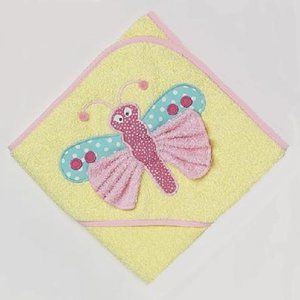 Mullins Square Dragonfly Hooded Towel w/Washcloth